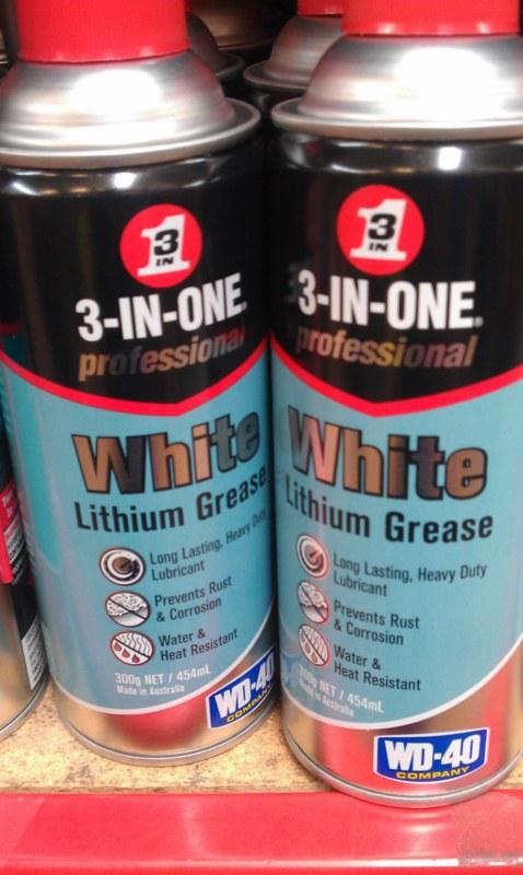 White Lithium Grease for reel cleaning?